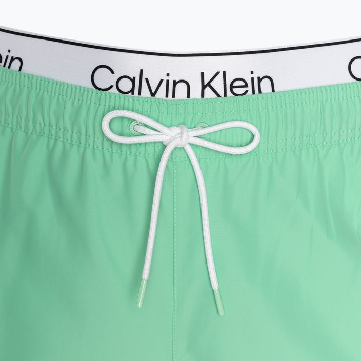 Férfi úszónadrág Calvin Klein Medium Double WB cabbage 3