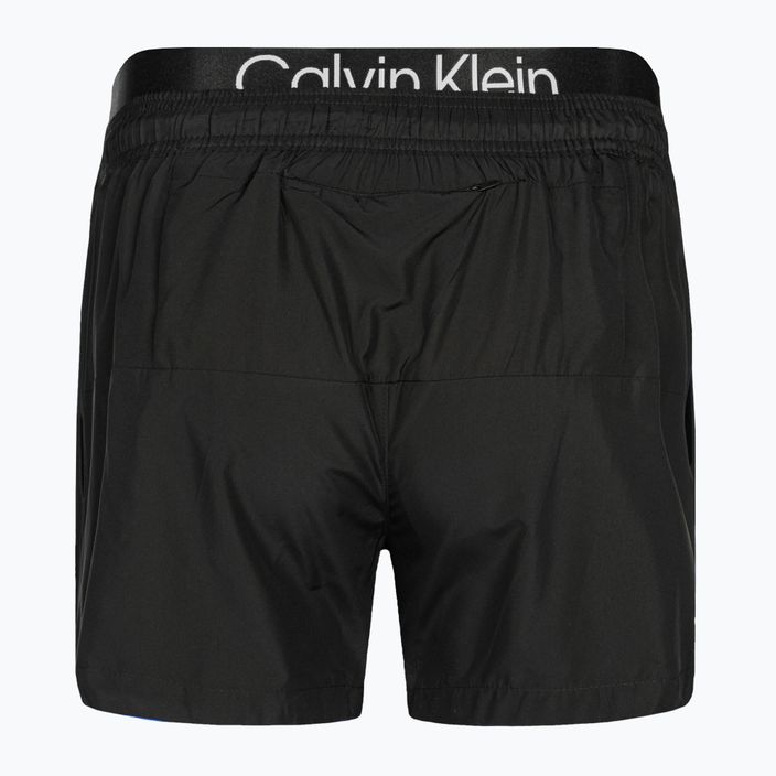 Férfi úszónadrág Calvin Klein Short Double Waistband black 2