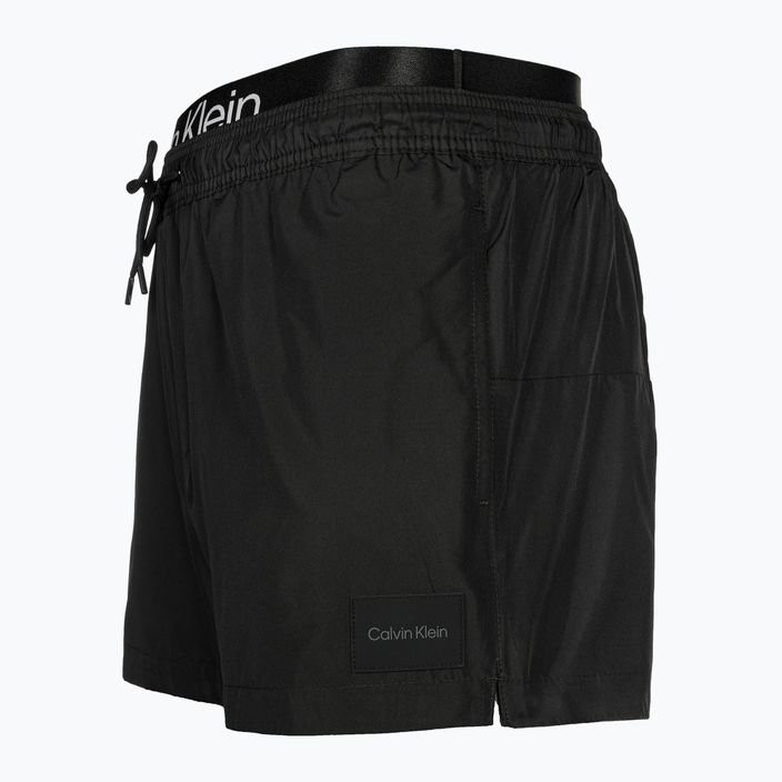 Férfi úszónadrág Calvin Klein Short Double Waistband black 3