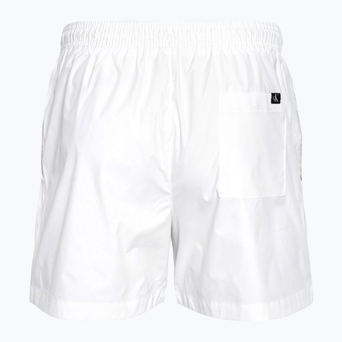 Férfi úszónadrág Calvin Klein Medium Drawstring classic white 2