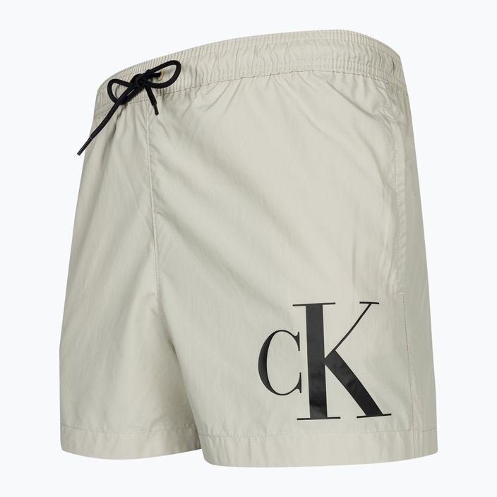 Férfi úszónadrág Calvin Klein Short Drawstring silver lining 3