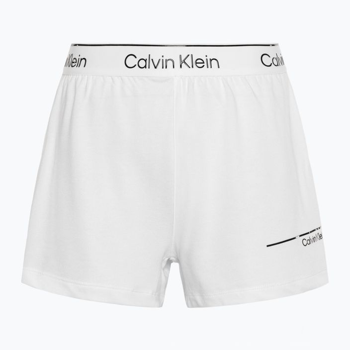 Női úszónadrág Calvin Klein Relaxed Shorts klasszikus fehér