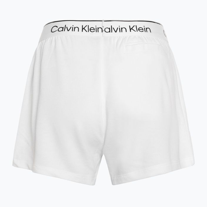 Női úszónadrág Calvin Klein Relaxed Shorts klasszikus fehér 2