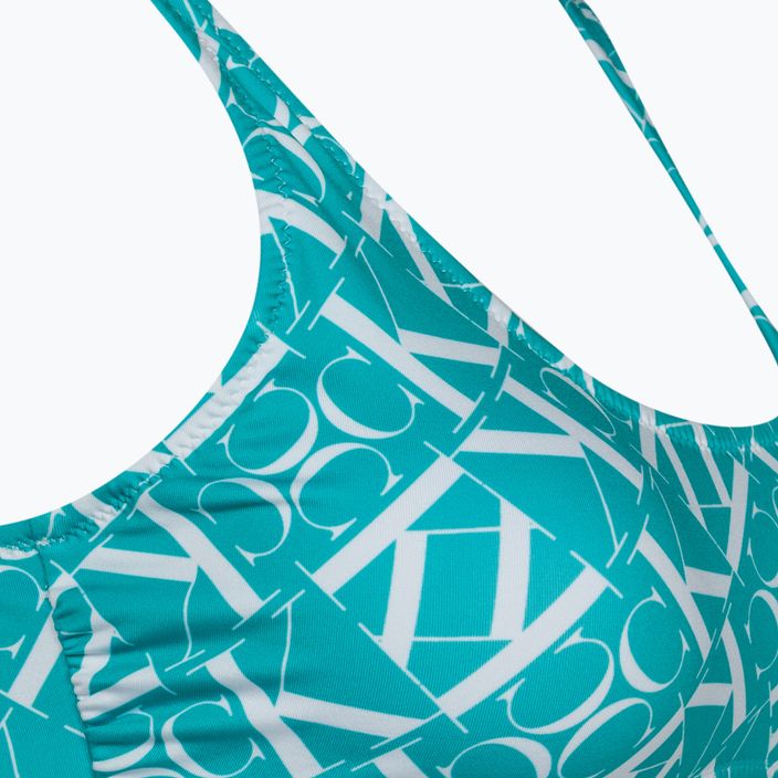 Bikini felső Calvin Klein Bralette-RP Print monogram blue 3