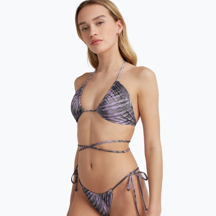 Női kétrészes fürdőruha O'Neill Kat Becca Wow Bikini szürke batikolt szürke színű 4