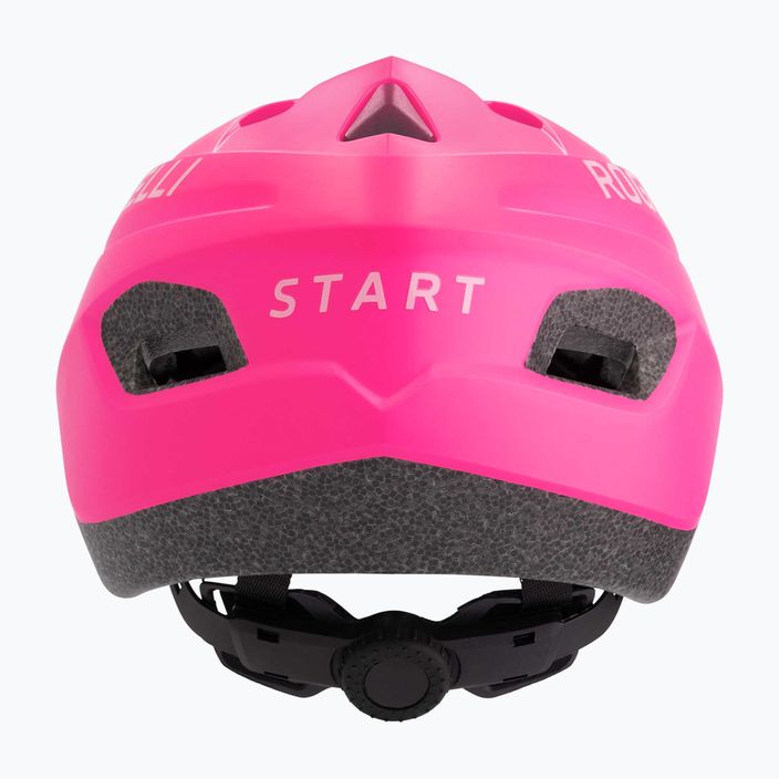 Rogelli Start gyermek kerékpáros sisak rózsaszín/fekete 7