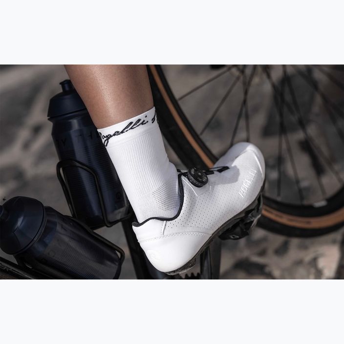 Rogelli női kerékpáros zokni RCS-15 fehér 3