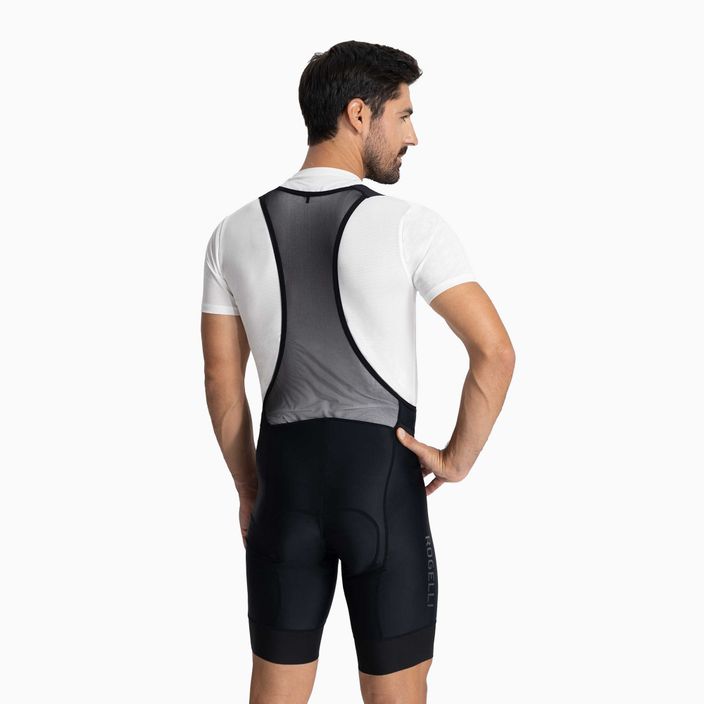 Férfi kerékpáros rövidnadrág Rogelli Essential Bib Short black 2