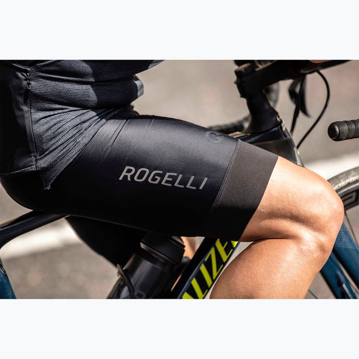 Férfi kerékpáros rövidnadrág Rogelli Essential Bib Short black 6