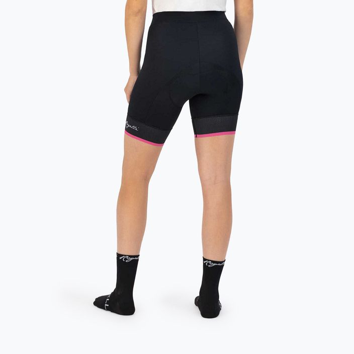 Női kerékpáros rövidnadrág Rogelli Select II black/pink 2