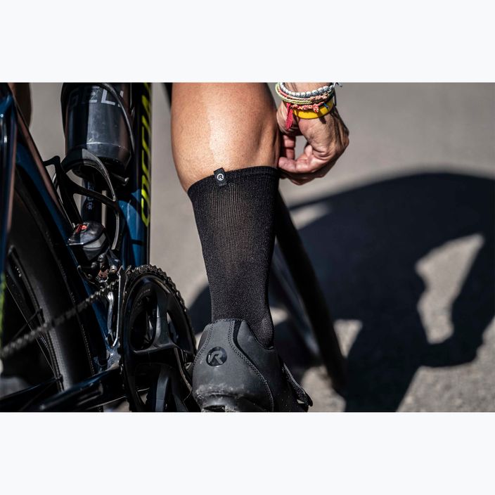 Rogelli Essential kerékpáros zokni 2 pár fekete 3
