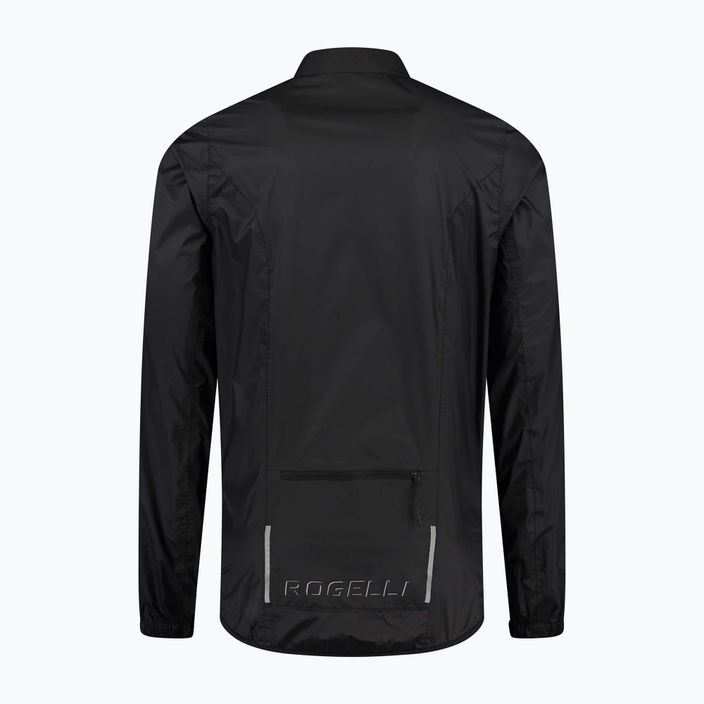 Férfi kerékpáros kabát Rogelli Core fekete 5
