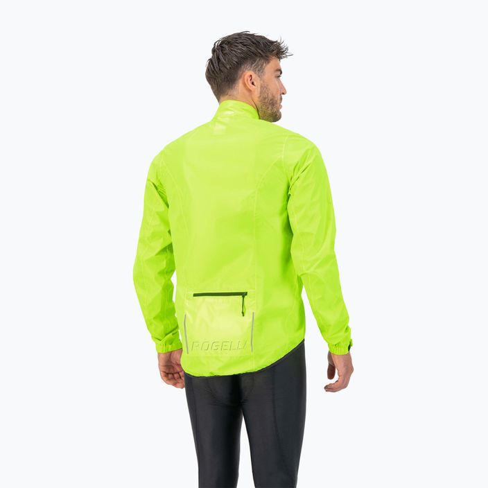 Férfi kerékpáros kabát Rogelli Core sárga 2