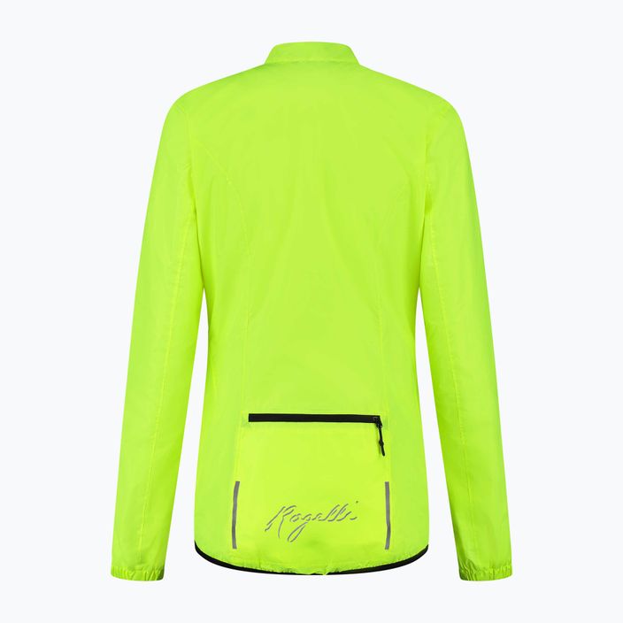 Női kerékpáros kabát Rogelli Core sárga 4