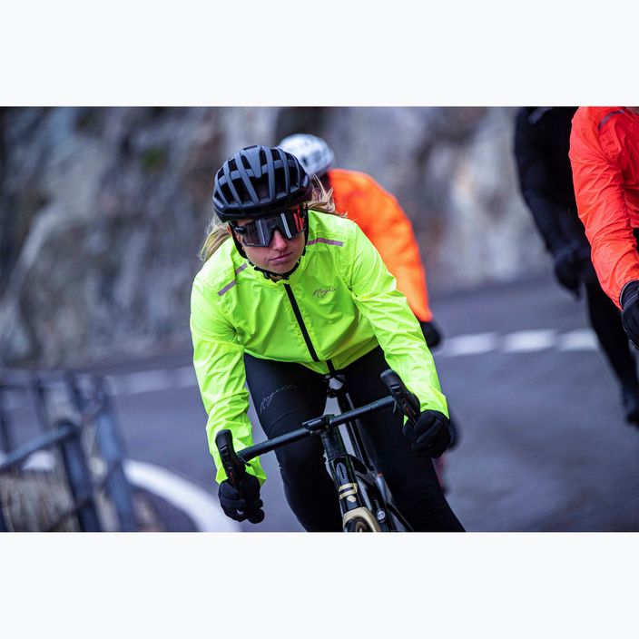 Női kerékpáros kabát Rogelli Core sárga 7
