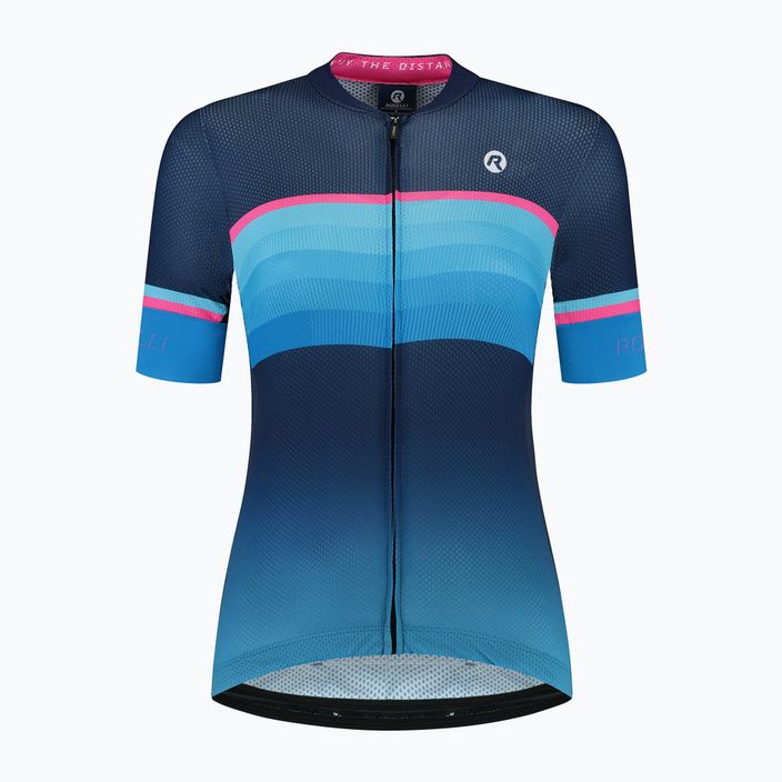 Női kerékpáros mez Rogelli Impress II blue/pink/black 3
