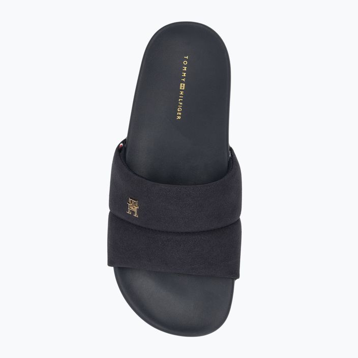 Tommy Hilfiger női flip flop Platform Pool Slide űrkék flip flopok 5