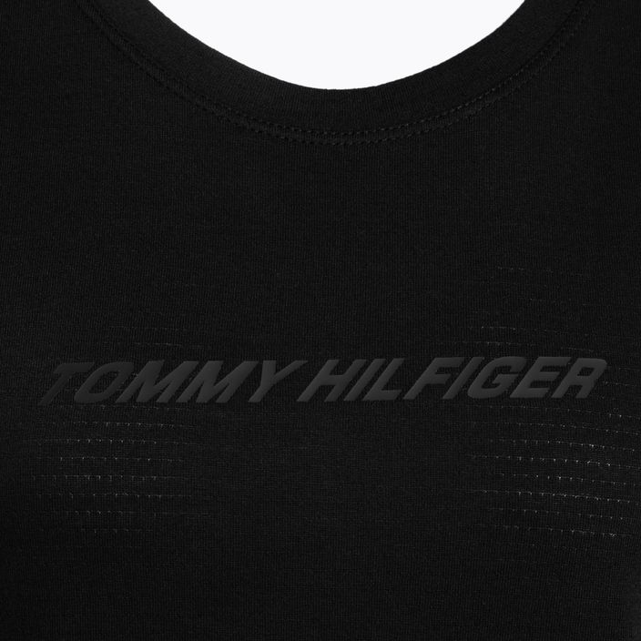 Tommy Hilfiger Performance Mesh Tee fekete női tréning póló 7