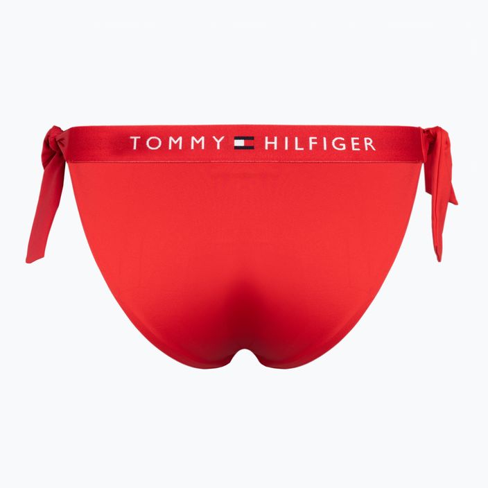 Tommy Hilfiger Side Tie Cheeky fürdőruha alsó piros 2