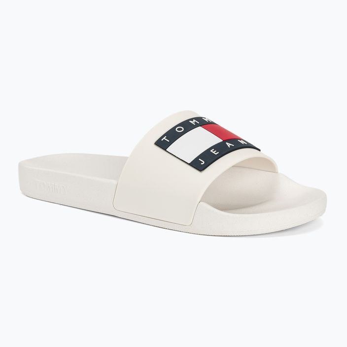 Női papucs Tommy Jeans Flag Pool Slide Ess ecru