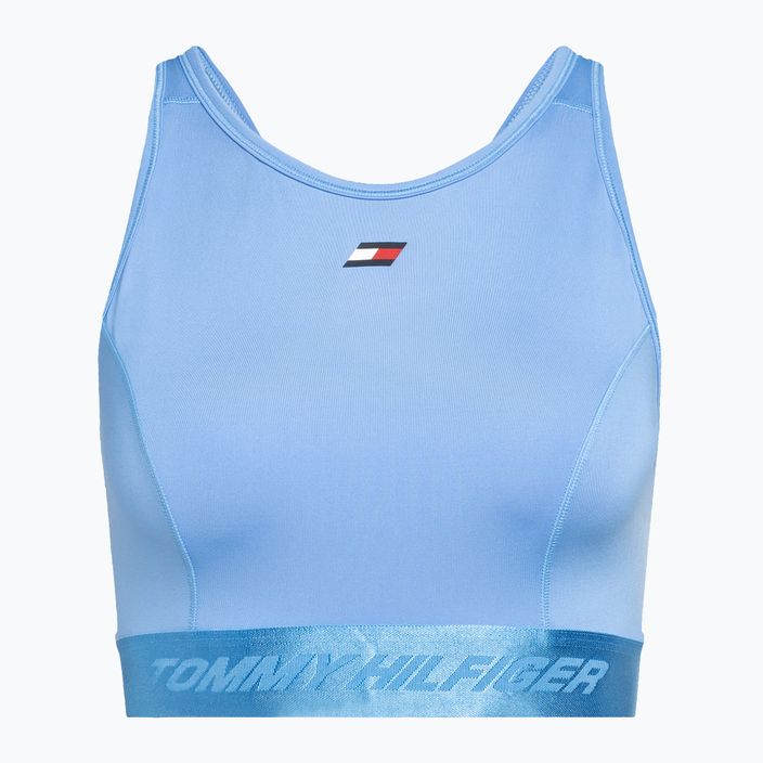 Tommy Hilfiger Essentials Mid Int Racer Back kék fitness melltartó 4