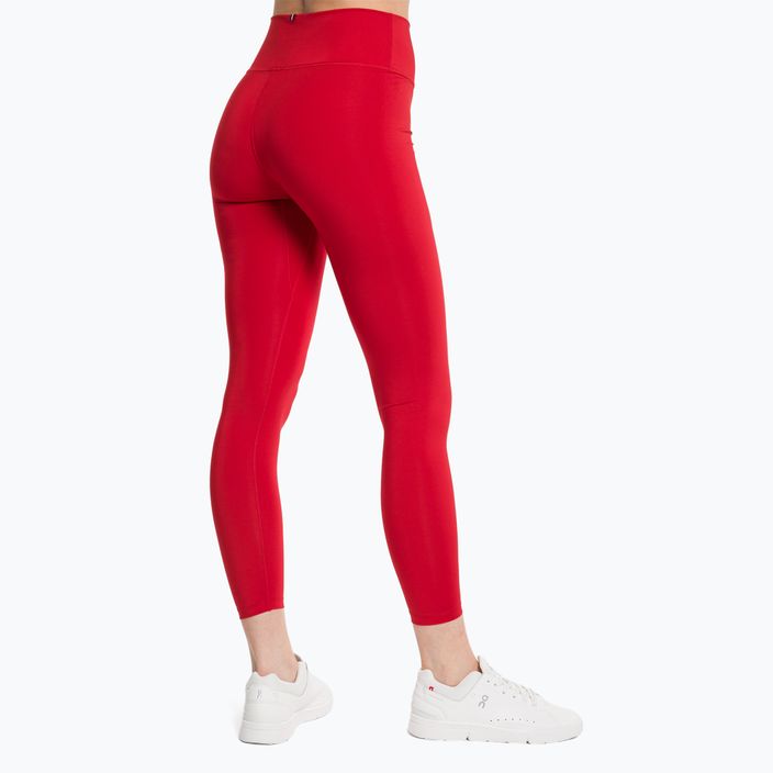 Tommy Hilfiger Essentials Rw 7/8 piros női edző leggings 3