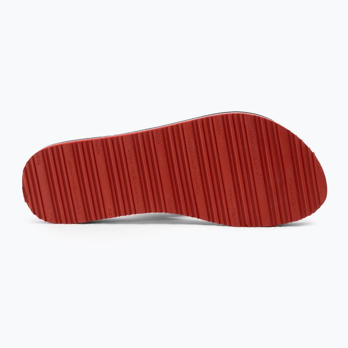 női flip flop Tommy Hilfiger Stripes Beach Sandal red white blue 4