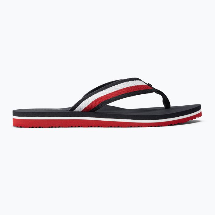 Női flip flop Tommy Hilfiger Corporate Beach Sandal red white blue 2