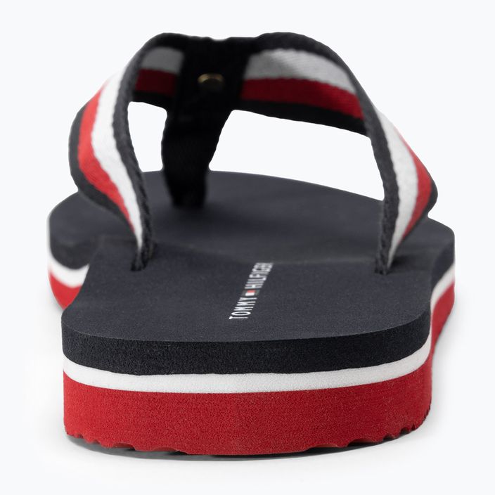 Női flip flop Tommy Hilfiger Corporate Beach Sandal red white blue 6