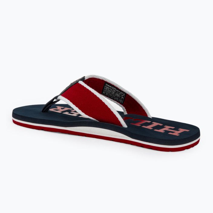 Férfi flip flopok Tommy Hilfiger Patch Beach Sandal primary red 3