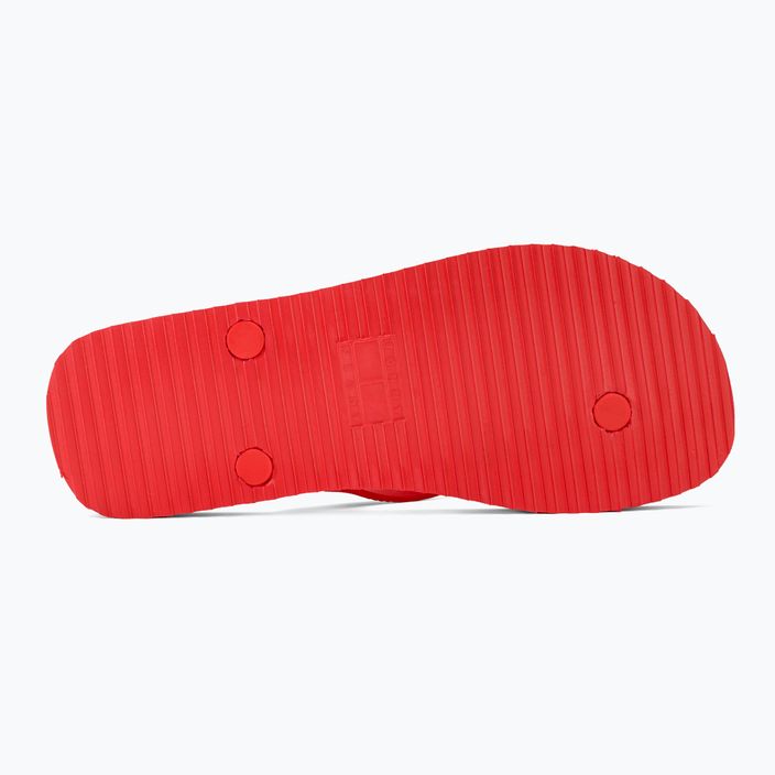 Férfi Tommy Jeans Beach Flip Flop mély bíborvörös 5