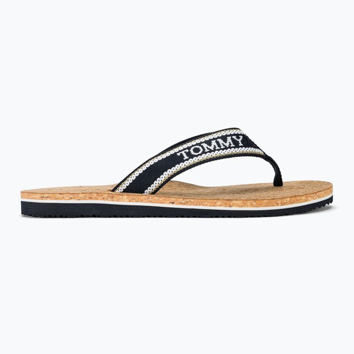 Tommy Hilfiger női flip flop Cork Beach szandál space blue 2