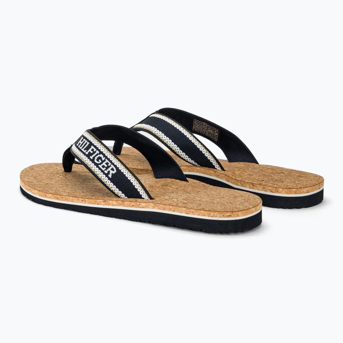 Tommy Hilfiger női flip flop Cork Beach szandál space blue 3