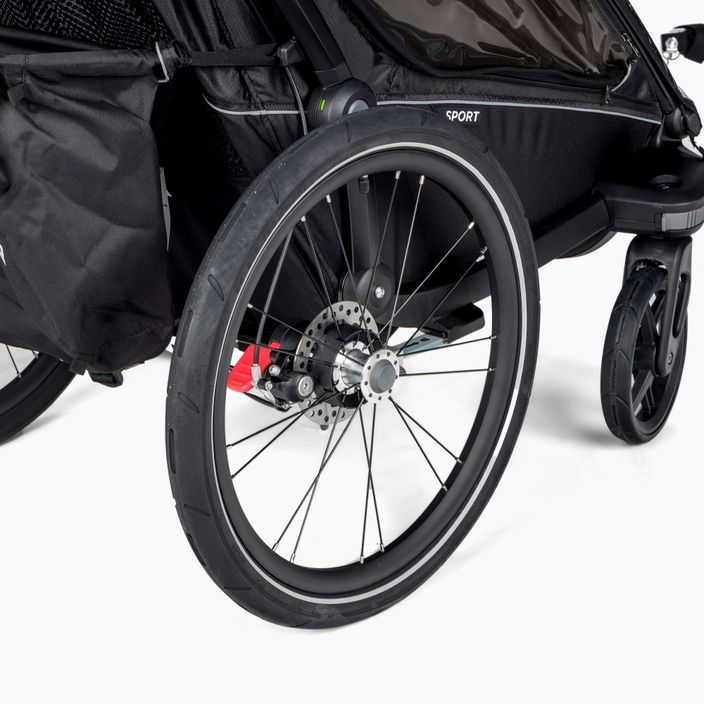 Thule Chariot Sport együléses kerékpár utánfutó fekete 10201021 5