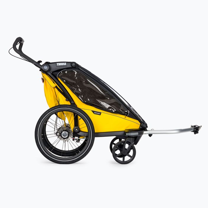 Thule Chariot Sport 1 együléses kerékpár utánfutó sárga 10201022 2