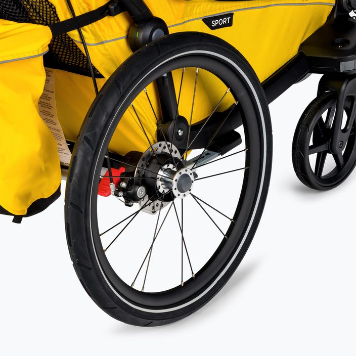 Thule Chariot Sport 1 együléses kerékpár utánfutó sárga 10201022 6