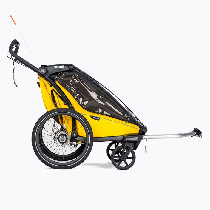 Thule Chariot Sport 2 személyes kerékpár utánfutó sárga 10201024 2