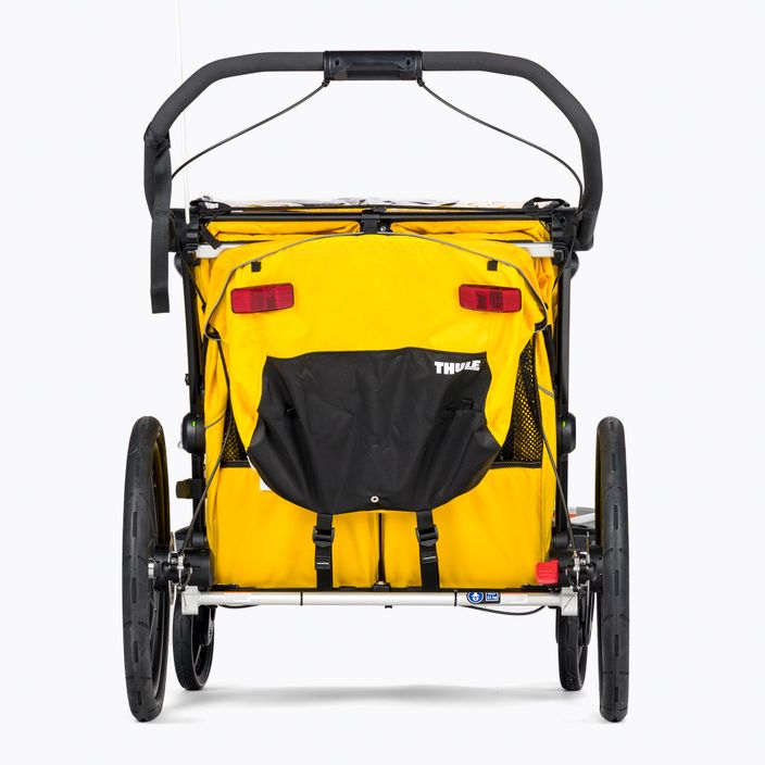Thule Chariot Sport 2 személyes kerékpár utánfutó sárga 10201024 3