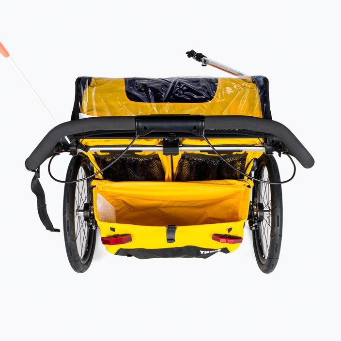 Thule Chariot Sport 2 személyes kerékpár utánfutó sárga 10201024 4