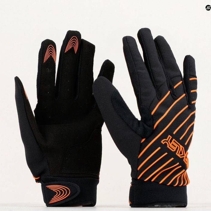 Oakley Drop In Mtb Glove 2.0 férfi kerékpáros kesztyű fekete és narancssárga FOS901323 3