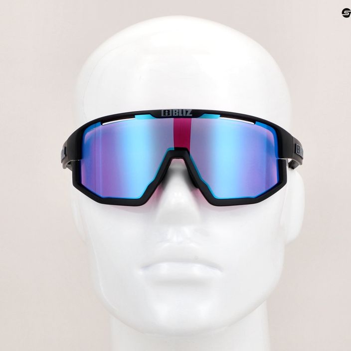 Bliz Fusion Nano Optics Nordic Light S2 matt fekete/begónia/ibolyakék multi kerékpáros szemüveg 12