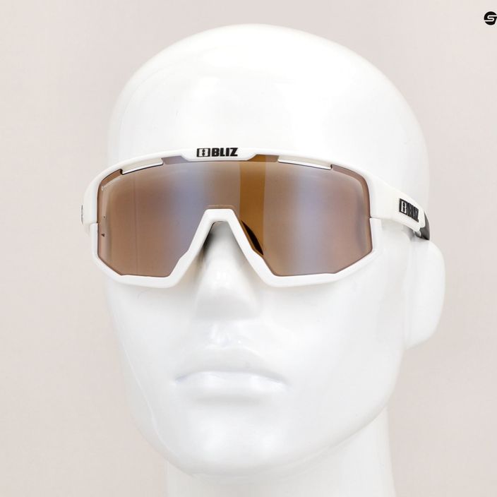 Bliz Fusion Nano Optics fotokróm S1-S3 matt fehér/barna multi kerékpáros szemüvegek 10