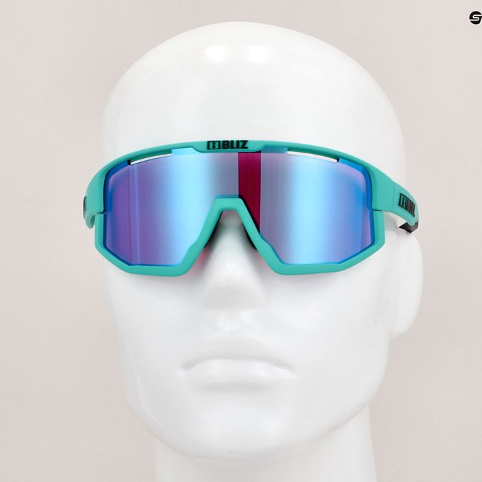 Bliz Fusion Nano Optics Nordic Light S2 kerékpáros szemüveg matt türkiz/begónia/lila kék multi 15
