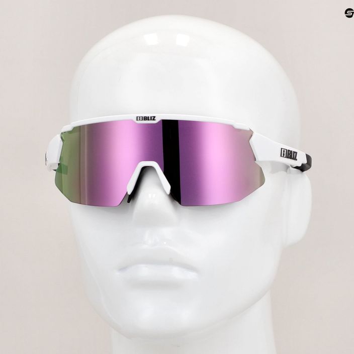 Bliz Breeze Small S3+S0 matt fehér/barna rózsaszín rózsaszín multi/tiszta kerékpáros szemüveg 9
