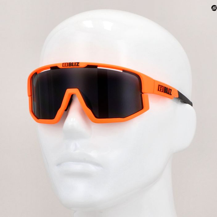 Bliz Fusion S3 matt neon narancssárga/füstös kerékpáros szemüveg 10