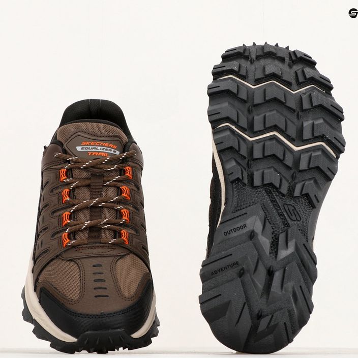SKECHERS Equalizer 5.0 Trail Solix barna/narancs férfi trekking cipő 14