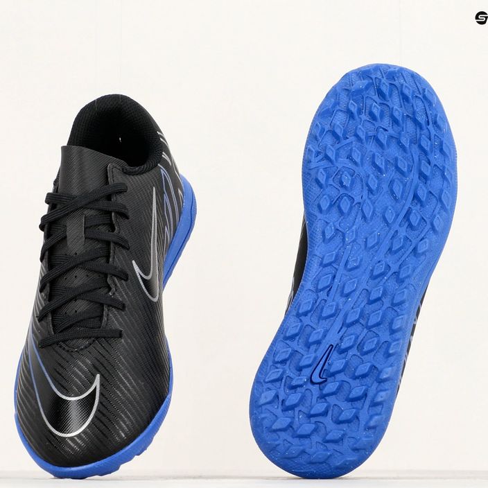 Gyermek futballcipő Nike JR Mercurial Vapor 15 Club TF fekete/króm/hyper real 8