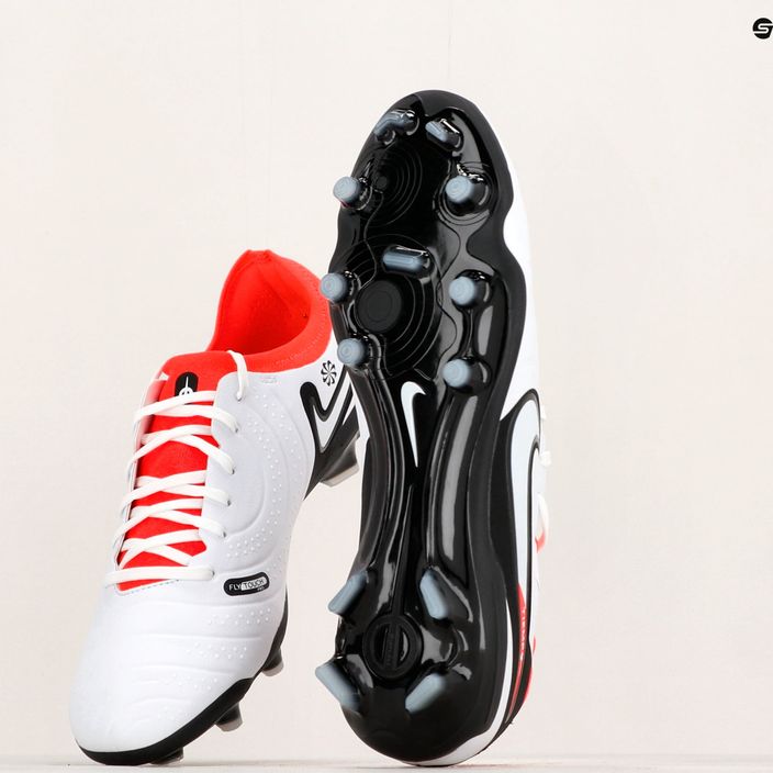 Focicipő Nike Tiempo Legend 10 Pro FG white/black/bright crimson 8