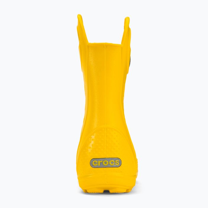 Gyermek gumicsizma Crocs Handle Rain Boot Kids yellow 7
