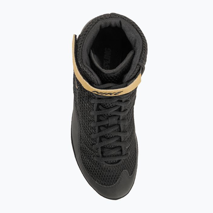 Férfi birkózó cipő Nike Inflict 3 Limited Edition fekete/vegas arany 6